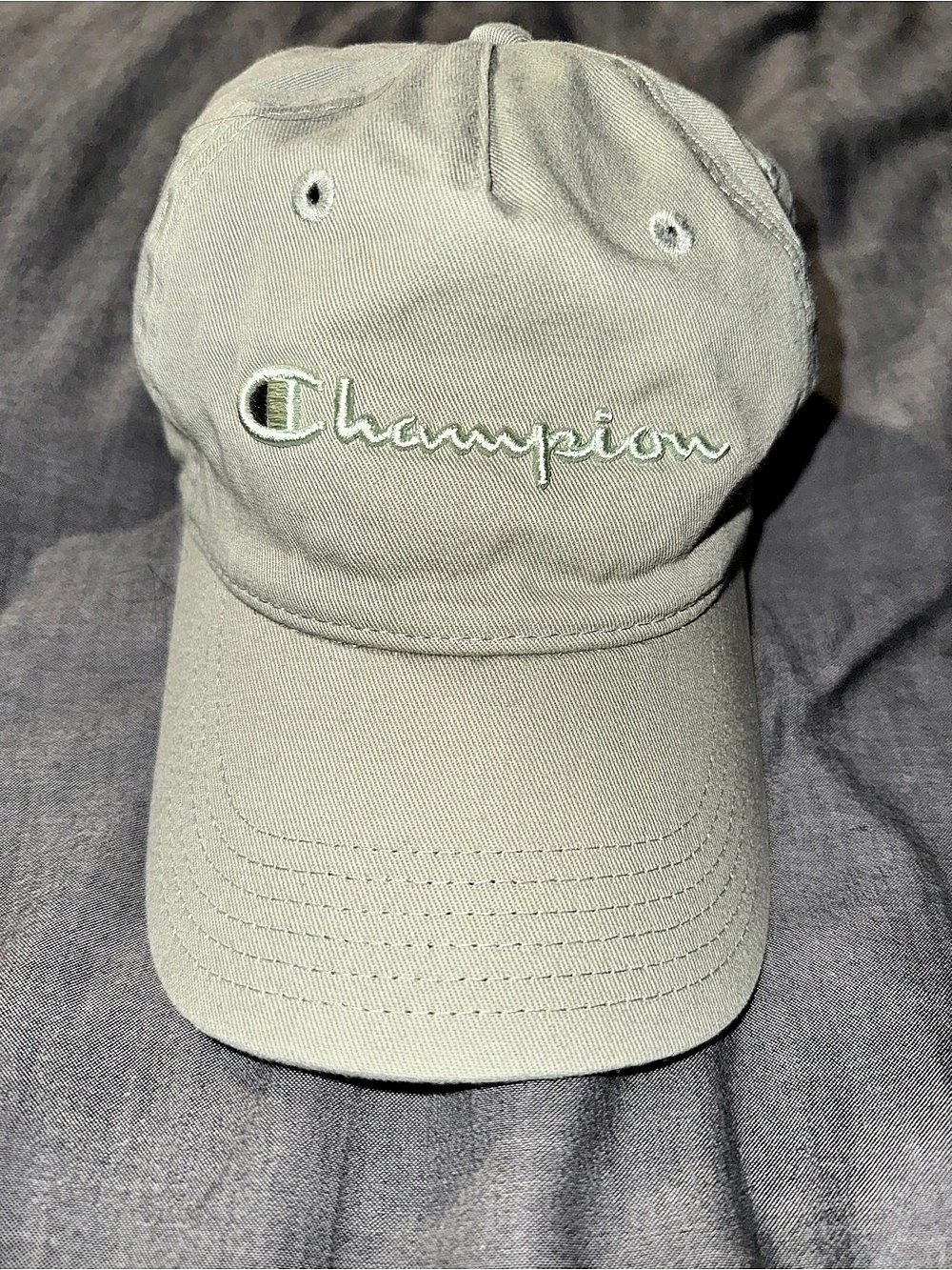 Champion Classic Twill Strapback Hat Cotton Baseball Cap Green